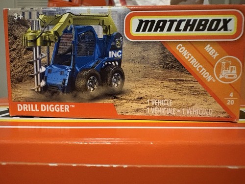 Matchbox escavatore trapano - matchbox,