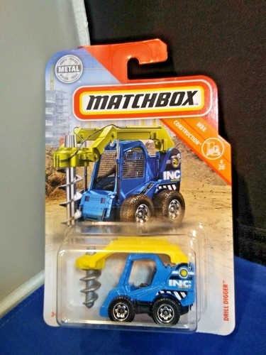Matchbox trapano escavatore - matchbox,
