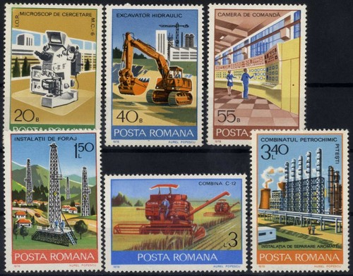 Romania 1978 microscopio - romania,