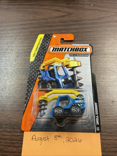 Matchbox trapano escavatore - matchbox,
